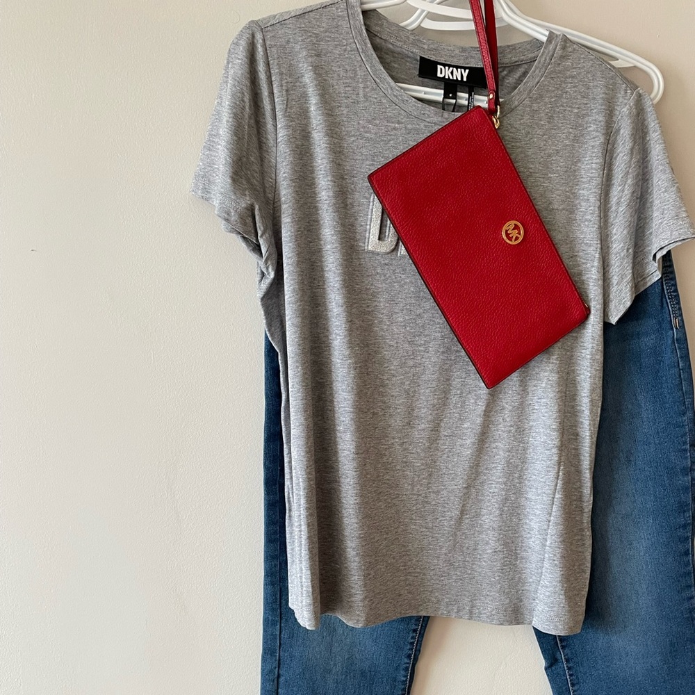 MICHAEL Michael Kors Red Wristlet Clutch